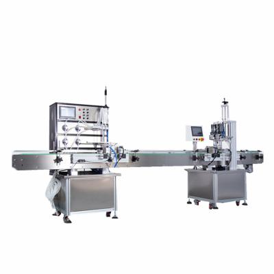 China Giant Equipment Food Machine Cosmetic Bottle Jar Can Filling Machine Capping Machine for sale