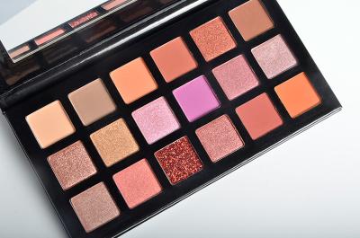 China 18 cosméticos del maquillaje del ojo de los colores, paleta mineral del sombreador de ojos para los principiantes en venta