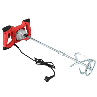 China Hotel 2100W Hotel Cement Plaster Grout Paint Mortar Portable Electric Paddle Mixer Drill Concrete Mixer Stirring Tool 6 Speed Adjustable for sale