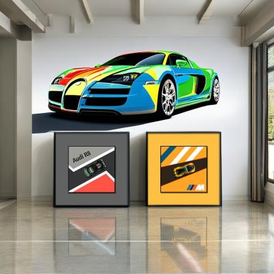 China Electric Alloy Car Wall Murals Perfect Decoration for Home bh6 for sale