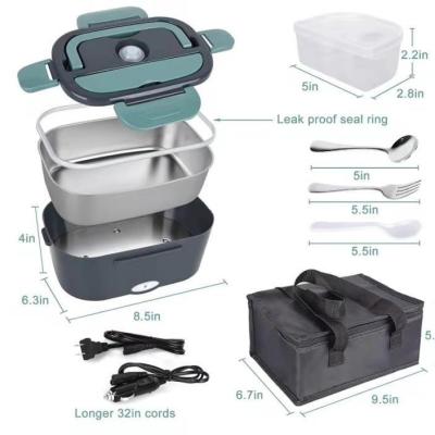 China Conveniente caixa de almoço elétrica de carregamento USB para casa recipiente de alimentos de plástico aquecível à venda