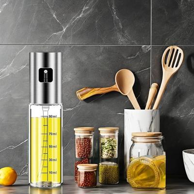 Cina Bottiglia di spray in vetro versatile da 200 ml per olio aceto salsa di soia Dispenser da cucina per barbecue in vendita