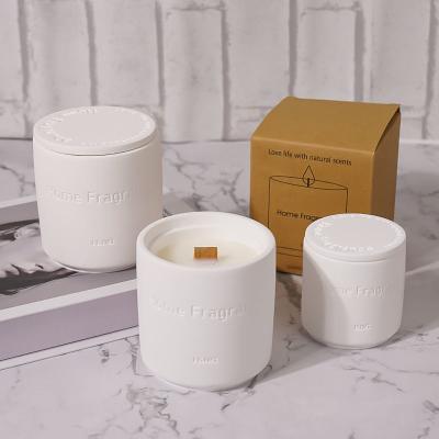 Chine Des bougies de thé parfumées de luxe 8 oz bougies de cire de soja à fleurs sèches à vendre