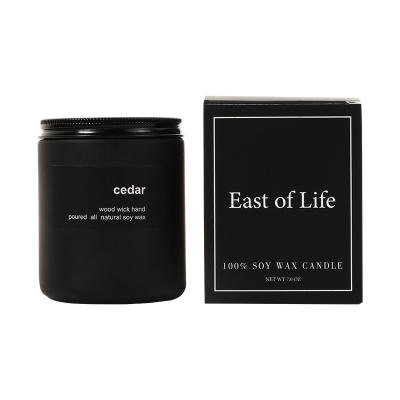 Chine Bougies à base de soja 100% biologique et naturel Boules aromathérapeutiques parfumées pour la maison en pot d'ambre à vendre