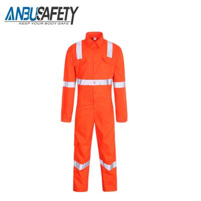 China Breathable Cheap Safety Reflective One Piece Coverall for sale