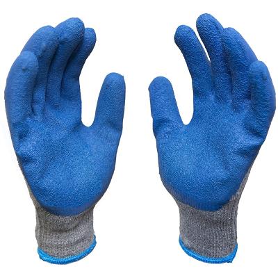 China Non-Slip And Durable Protective Protective Gear Construction Latex Coated Gloves for sale