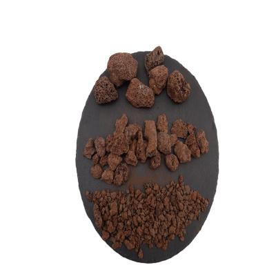 China CLASSIC Red & Black Lava Rocks Volcanic Rock 2-4mm 3-6mm 8-15mm Lava Rock grill for sale