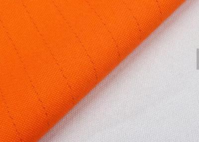 China CVC Twill Dying Anti Static Fabric Flame Retardant Finished For Safety Workwear for sale