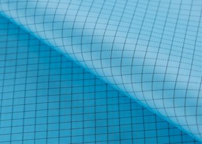 China 0.5 Grid Factory Price Anti Static Twill Fabric For Protection Suit 110gsm for sale