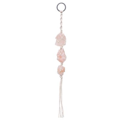 China Decoration Healing Crystals Key Chain Hanging Pendant Ornament Crystal Sun Light Catcher for sale