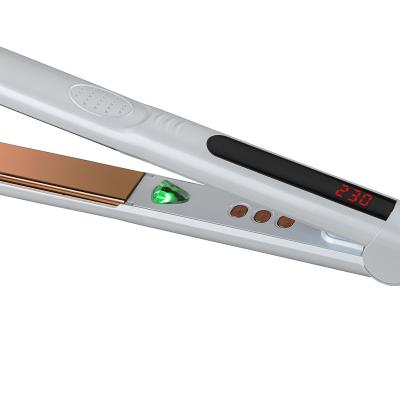 China Titanium Hair Straightener Hair Straightener Flat Iron Customized Infrared Hair Iron 100-240Vac Dual Voltage Dual Voltage for sale