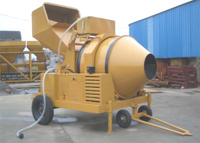 Cina macchina mobile della betoniera del motore diesel 500L con la trasmissione del meccanico e l'idraulico di capovolgimento in vendita