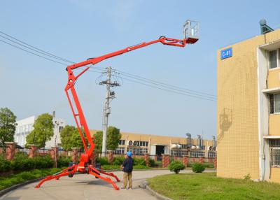 China van de het Platformhoogte van 10m Maximum Towable de Boomlift met Hydraulische Kraanbalken en Kraanbalkkoppelingen Te koop