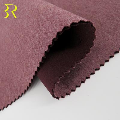 China Sustainable Customized TR Scuba Knit Stretch Fabric 40%T 50%Rayon 10%SP Plain Dyed For Garment for sale