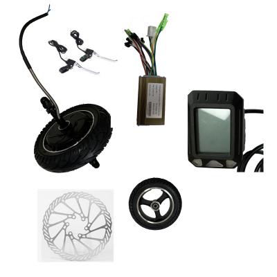 China 30km/h Speed 8 Inch Brushless Motor 15A Controller 36v 350w Electric Scooter Conversion Kit For DIY 8 Inch for sale