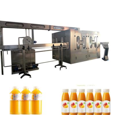 Chine 2000BPH 500ml 3 dans 1 équipement de mise en bouteilles de jus à vendre