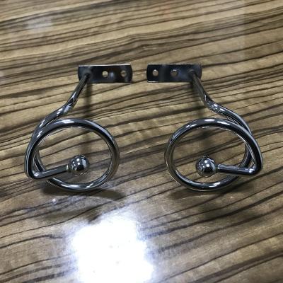 China Modern Steel Line Curtain Rolling Barrier 6mm Left And Right Symmetrical Design Chrome Plated for sale