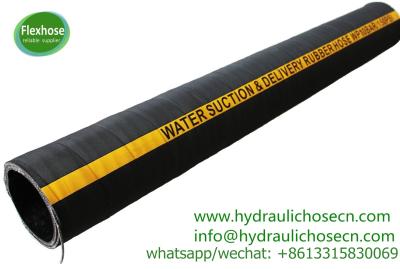 China Water Suction Delivery Hose Suitable for Temperature Range -20 C To 80 C and Pressure 150-250 PSI for sale