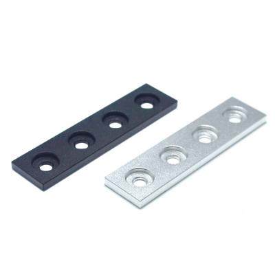 China GIULY 4 Hole Aluminum Alloy Jointing Plate For 3D Printer V Slot Aluminum Profile for sale