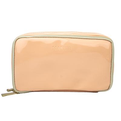 China High Quality Hot Selling Custom Leather Organizer Cosmetic Bag Waterproof Goods PU Travel Makeup Organizer for sale