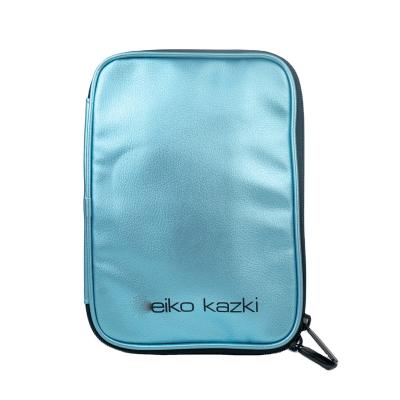 China Custom Fashion Small Cosmetic Bag Multiple Color Zipper PU Leather Makeup Bag for sale