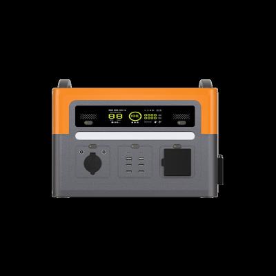 China Portable Expandable External Battery Power Station LiFePO4 Battery Backup Solar Generator For Outdoor Camping Home Use for sale