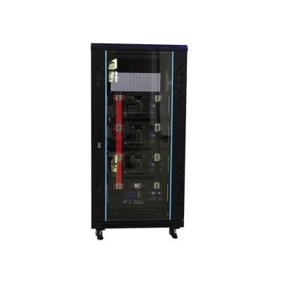 China Professional Manufacturer Design LifePO4 Cabinetnet Lithium Battery Pack Battery Cabinet for 5120WH Energy Storage for sale