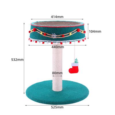 China Sustainable Christmas Cat Climbing Frame for sale