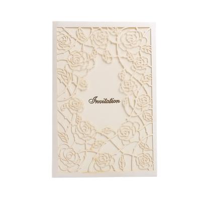 China Europe Include Envelope Invitations, Laser Cut Wedding Invitation Cards for sale