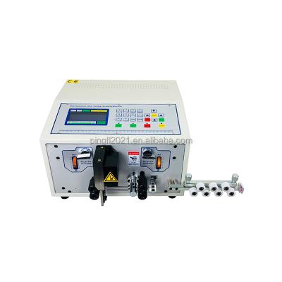China PVC Cable PFL-02D Automatic Computer Copper Cable Cutting and Stripping Two Lines High Speed High Output Machine for sale