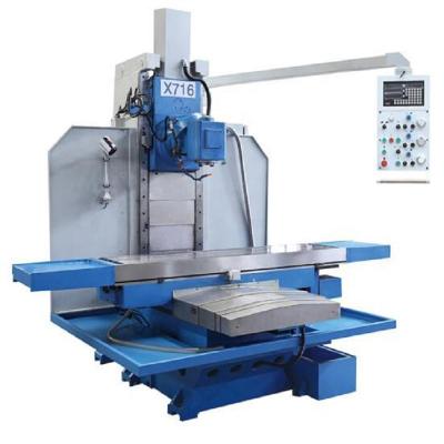 China Heavy Duty Machinery Repair Shops X715 Power Feed Universal Metal Work Milling Machine for sale