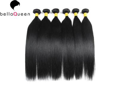 China Doble brasileño recto negro natural del pelo de la Virgen dibujado con la cutícula en venta