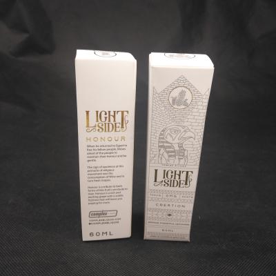 China Caixa de papel de empacotamento da impressão feita sob encomenda, caixa cosmética do papel de embrulho com carimbo quente à venda