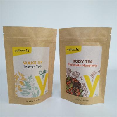 中国 ペット フードのためのクラフトの紙袋を包むティー バッグの小麦粉の上のCompostable立場 販売のため