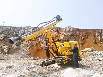 China O equipamento de perfuração de sopro da rocha JC860 hidráulico fura para baixo a broca com tecnologia de DTH à venda