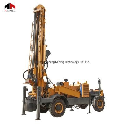 China Pozo de agua montado remolque de la perforación de Dth del aire que perfora a Rig Machine los 300m en venta