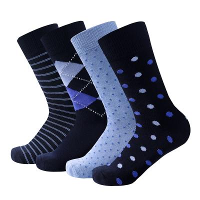 China AGRADECIDO Breathable Dress Knocks Dots Striped Ankle Rhombus Socks Happy Funny for sale