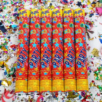 China Twist Party Confetti Cannon , Event Party Supplies Air Compressed Confetti Cannon for sale
