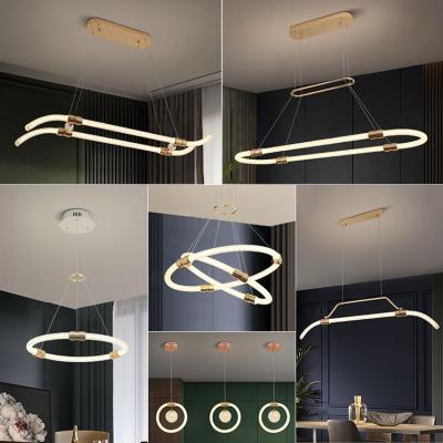 China Modern luxury glass Crystal Led Chandelier Light of modern restaurant living room villa competitive price for sale