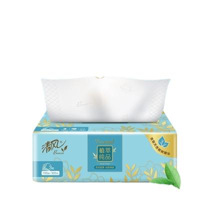 China Popular Custom Printing Virgin Facial Tissue Wood Facial Tissue New Products Custom Facial Tissue Paper for sale