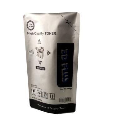 China Smell Proof Toner Packaging Aluminum Foil Color Printed Carbon Powder Spout Bag for sale