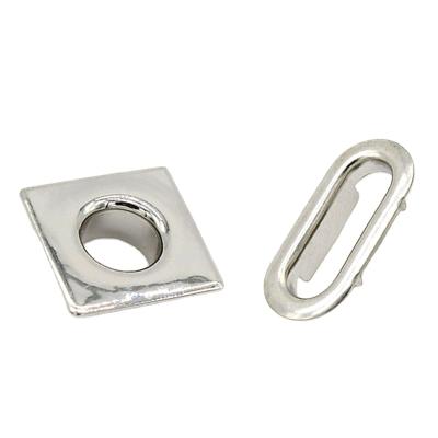 China Fashion Nickel Free Flat Face Shape Iron Oval Grommet and Grommet for sale