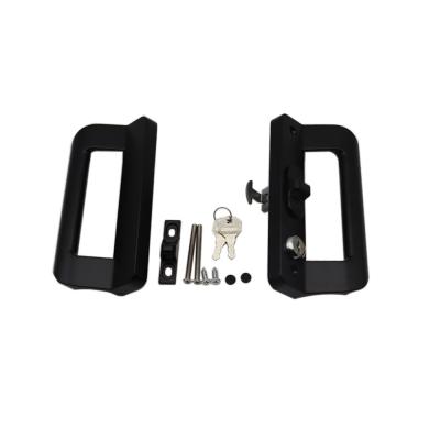 China Aluminum 168mm sliding Door Window Double Sided Handles With key Lock for sale