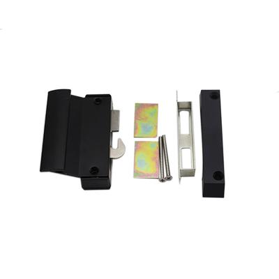 China Aluminum Profile Small Sliding Door Lock With Handle Customized Color for sale