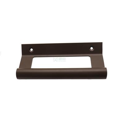 China Aluminum Profile Solid Sliding Door Handle 195mm Customized Color for sale