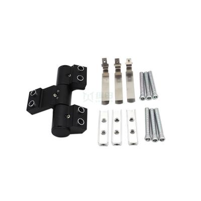 China Adjustable Heavy Duty Flag Hinge Aluminum Alloy 3D Door Hinge Custom Size for sale