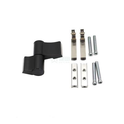China Modern Style 3D Aluminium Door Pivot Hinges Heavy Duty Adjustable For Home Commercial for sale
