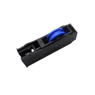 China Plastic Blue Color Nylon Bearing Door Window Rollers Wheels Noise Free for sale