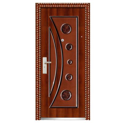 China High Quality Steel Frame Front Security Steel Door Main Italian Steel Doors Wholesale Anti-theft Security for sale