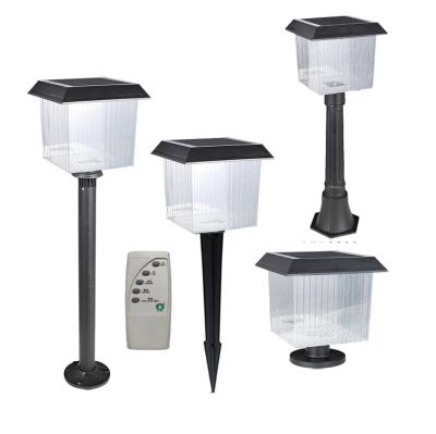 China New Desigh High Power 3W LED Solar Pathway Garden Piilow IP54 Light Sensor Light Residential Outdoor Solar Garden Light for sale